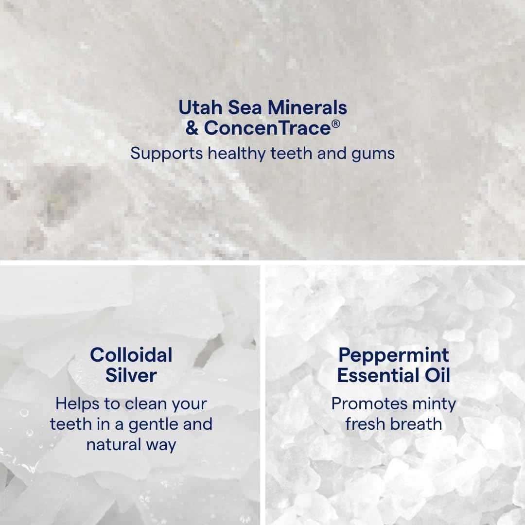 Trace Minerals | ConcenTrace® Mineral Mouth Rinse | Gentle Mouth Rinse, Fresh Breath | Alcohol Free, Certified Vegan, Gluten Free, Non-GMO | Mint | 10 oz (Pack of 2)