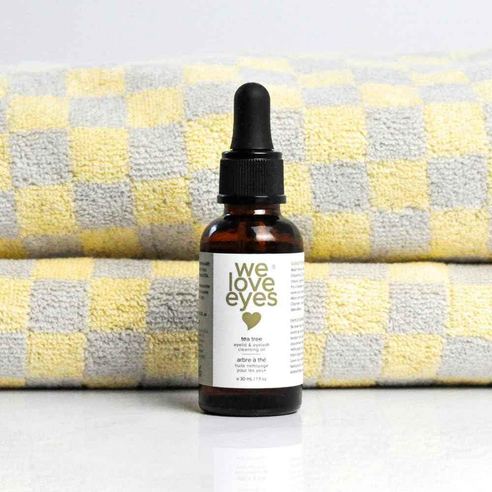 We Love Eyes - Natural Eyelid Cleansing Oil with Tea Tree - Allergen Removal - Preservative-Free - Australian Tea Tree Oil - 30ml