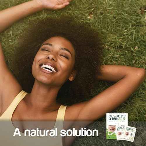 OCuSOFT Lid Scrub Earth Eyelid Cleanser, Pre-Moistened Eyelid Wipes for Mild to Moderate Conditions, Eyelid Cleanser with Natural Plant-Based Ingredients, 30 Count