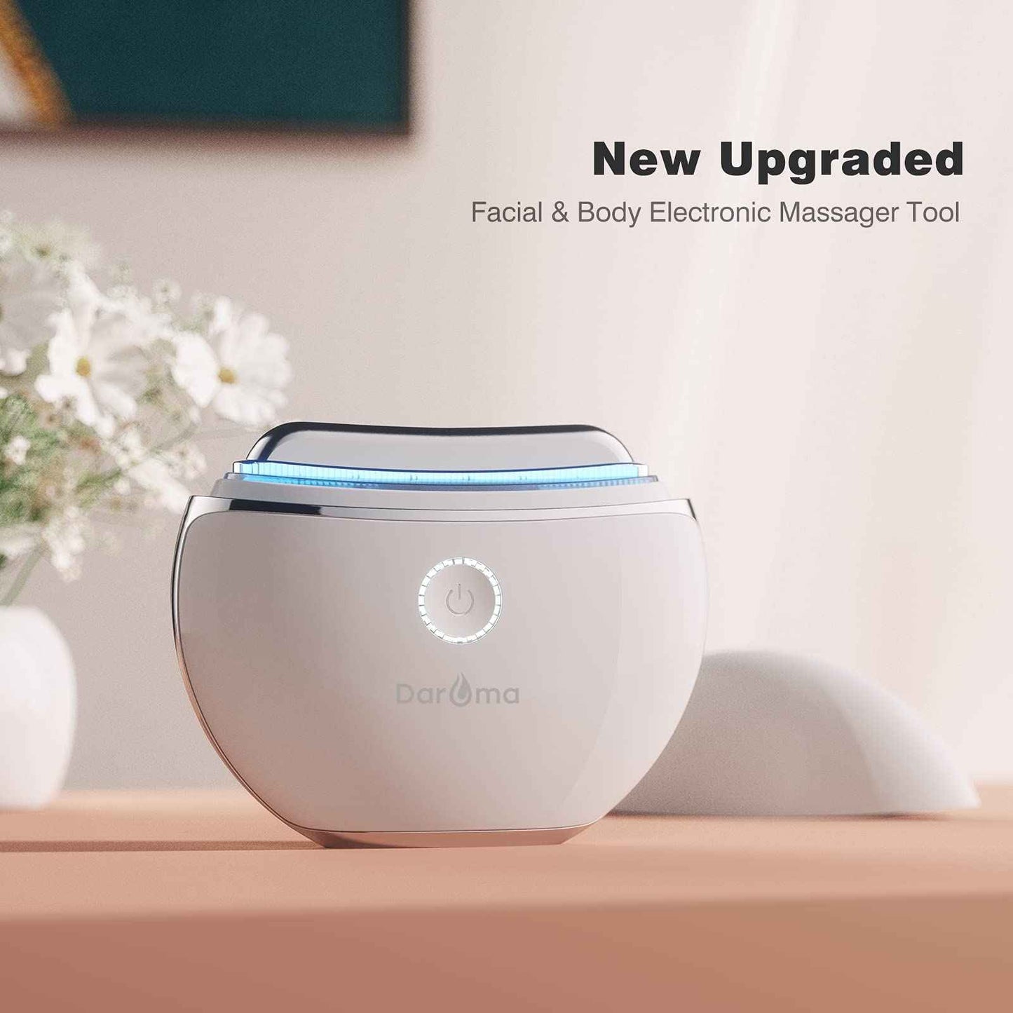 DAROMA Gua Sha Electric, 2026 Upgraded Facial & Body Massager Tools, 4 Features All in 1 Tech, Effective Anti-Aging, Wrinkle, Detox, Relieve Soreness and Pressure, Massager for Eyes, Neck