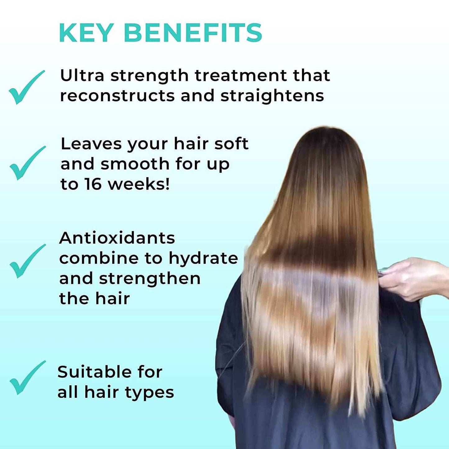 Kashmir Keratin Hair Biotex keratin smoothing system (3.38 FL OZ 100ML) THE BEST KERATIN SMOOTHING SYSTEM For all hair types