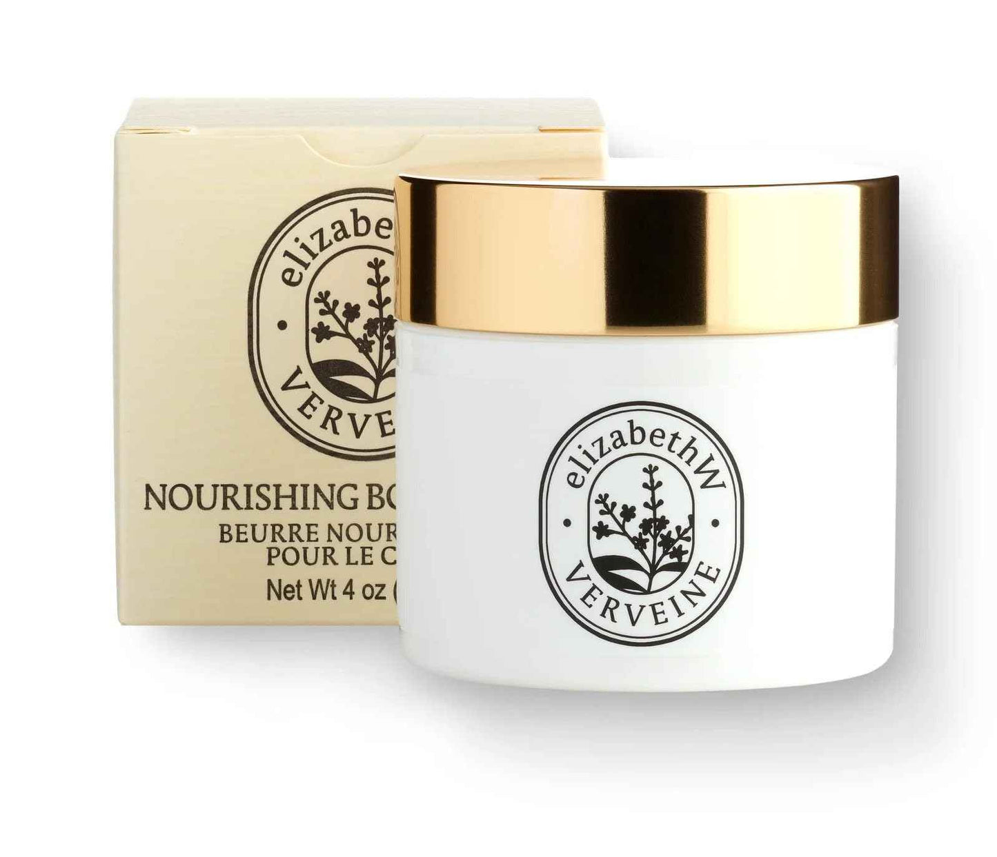 elizabeth W Verveine Body Cream, 4 Ounces