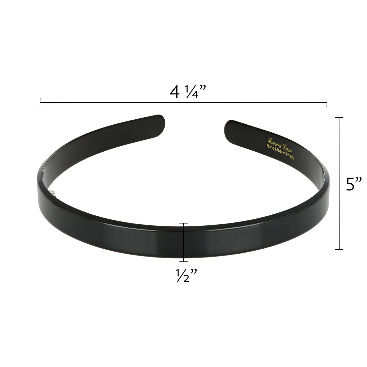 Tortoise Headband for Women, France Luxe 1/2" Ultracomfort, Flexible Fit Plastic Headband with Gentle Teeth, Comfortable, All-Day Hold, Tokyo