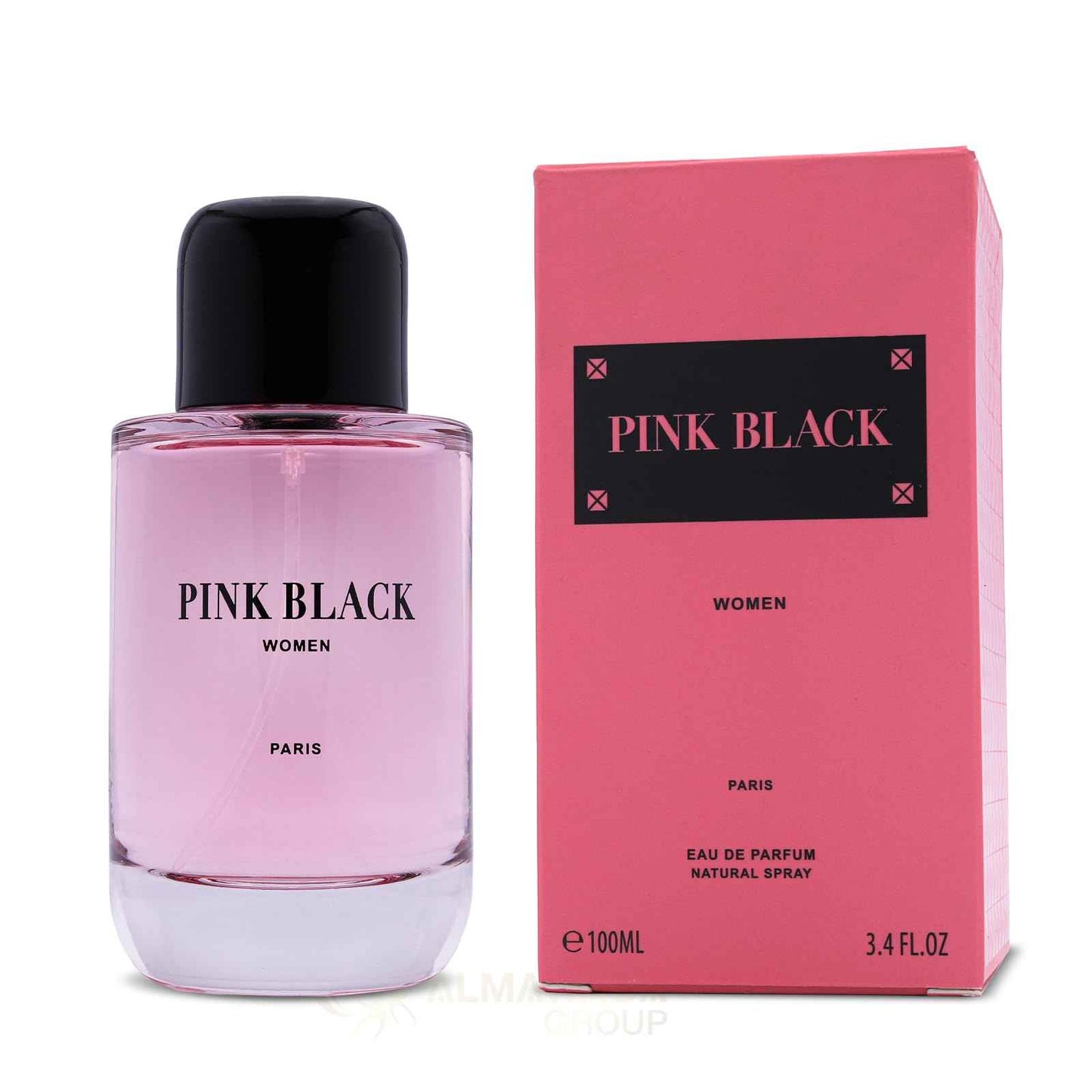 Geparlys Pink Black Eau De Parfum Spray for Women, 3.4 Ounce
