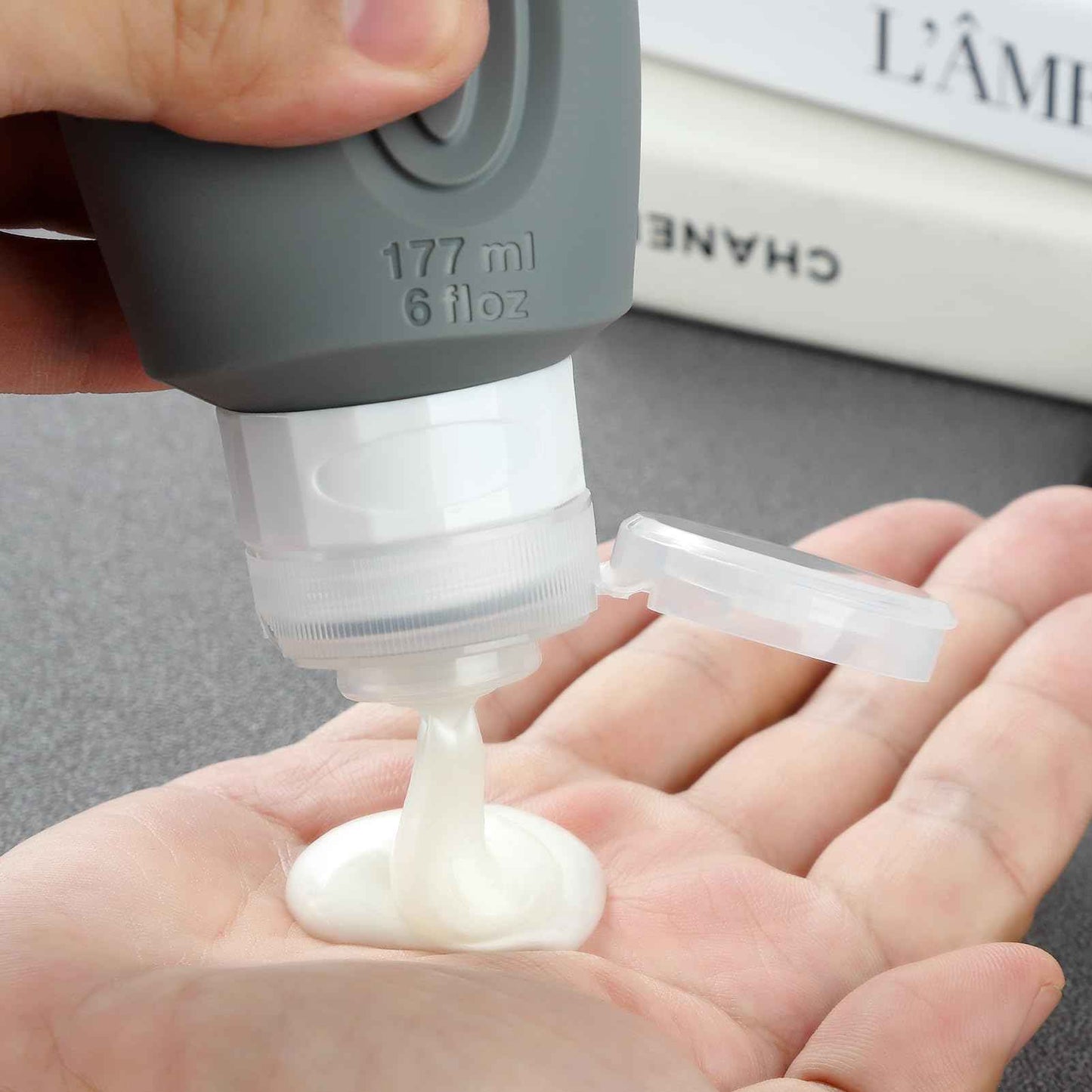 Mrsdry Travel Bottles & Magnetic Travel Capsules Set, Tsa Approved Size Containers, BPA Free Leak Proof Refillable Bottles with Labels