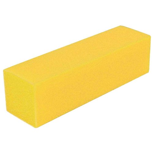 ForPro Ultra Gold Buffing Block, 240 Grit, Four-Sided Manicure & Pedicure Nail Buffer, 3.75” L x 1” W x 1” H, 20-Count (Pack of 4)