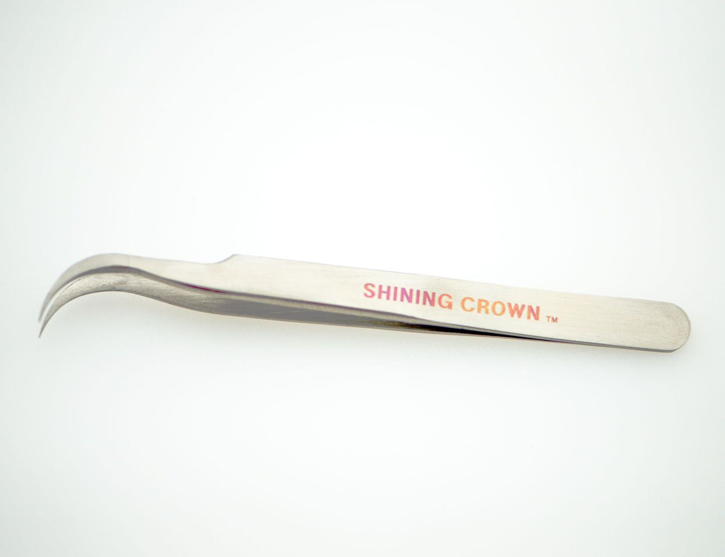 SHINING CROWN Curved Tweezers for Eyelash Extensions 1PC
