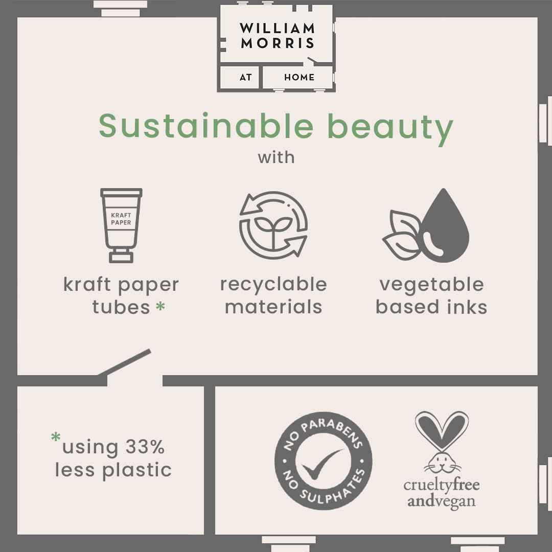 Heathcote & Ivory William Morris At Home Peacock-Three Hand Creams 3x30ml - Nourishing Trio for Soft and Supple Hands! Moisturizing Hand Cream Set, Gift-Worthy Packaging