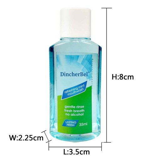 Mouthwash Travel Size, Portable Original Mint, 35ml/1.2oz (48 Pack)