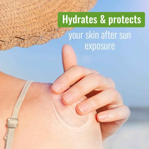 Wild Naturals 100% Pure Aloe Vera Gel with Manuka Honey – Organic Gel for Sunburn Relief, Acne, Scars & Dry Scalp – Moisturizing Gel for Face, Hair & Body