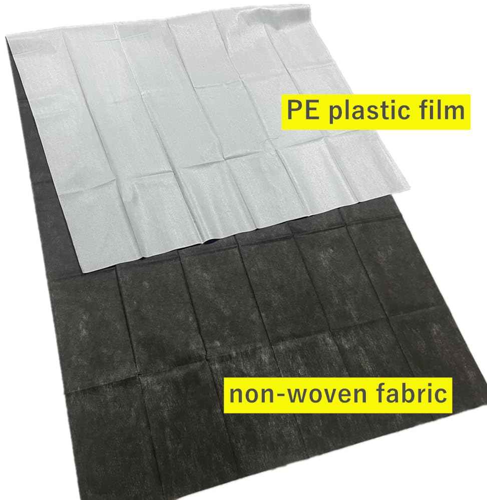 Tattoo Bed Covers Disposable Massage Table Sheets, 40" x 90" (Pack of 10) Black Drape Sheets, Thick Soft Nonwoven Waterproof Chair Cover for Tattooing Supplies Medical, Fluid and Barrier Protection