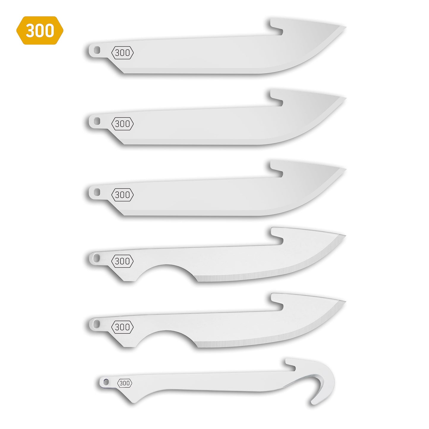 OUTDOOR EDGE 3.0" RazorSafe Replacement Combo Blade Pack, 6-Pieces