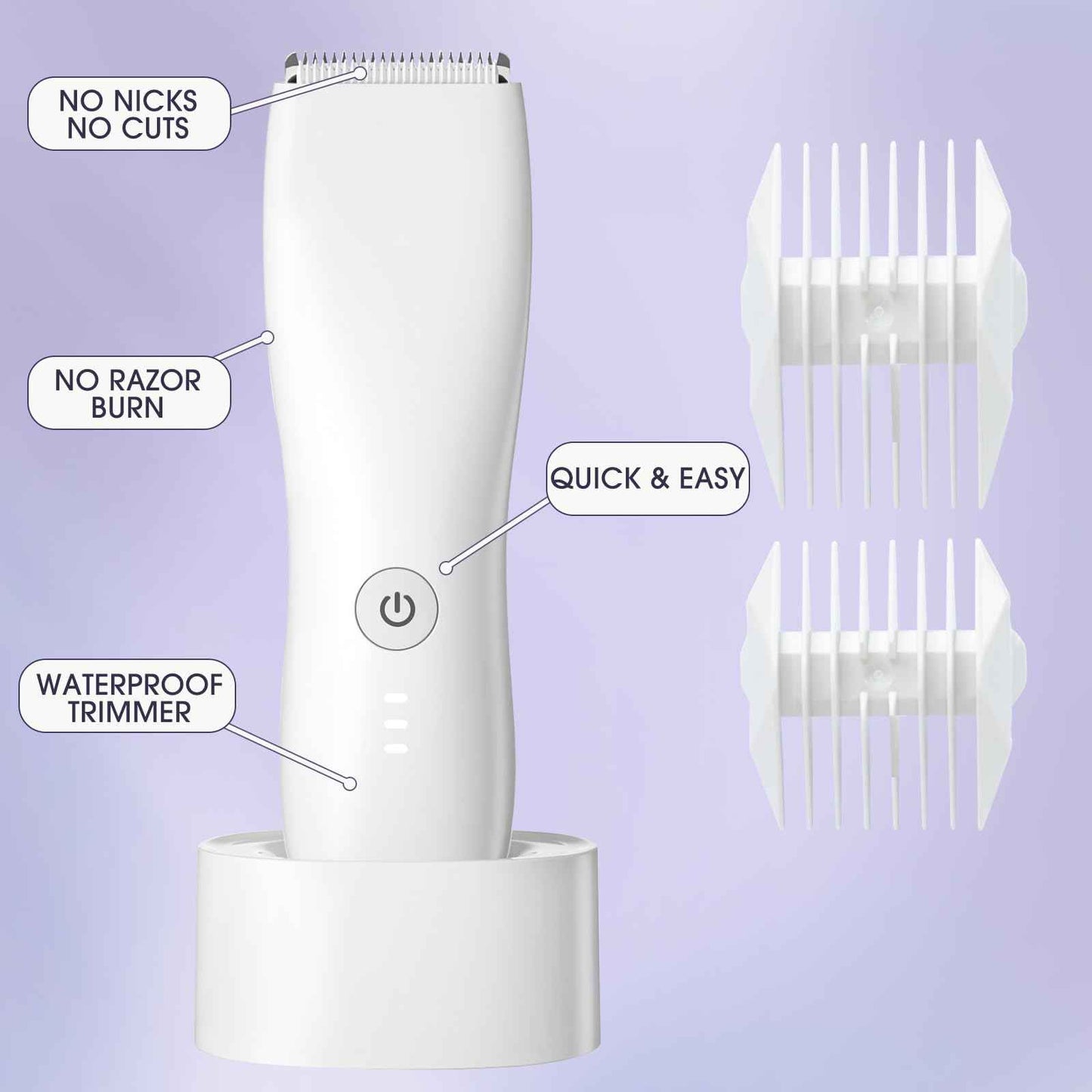 Bikini Trimmer for Women & Men - Pubic & Body Hair Removal, Facial Hair Trimmer