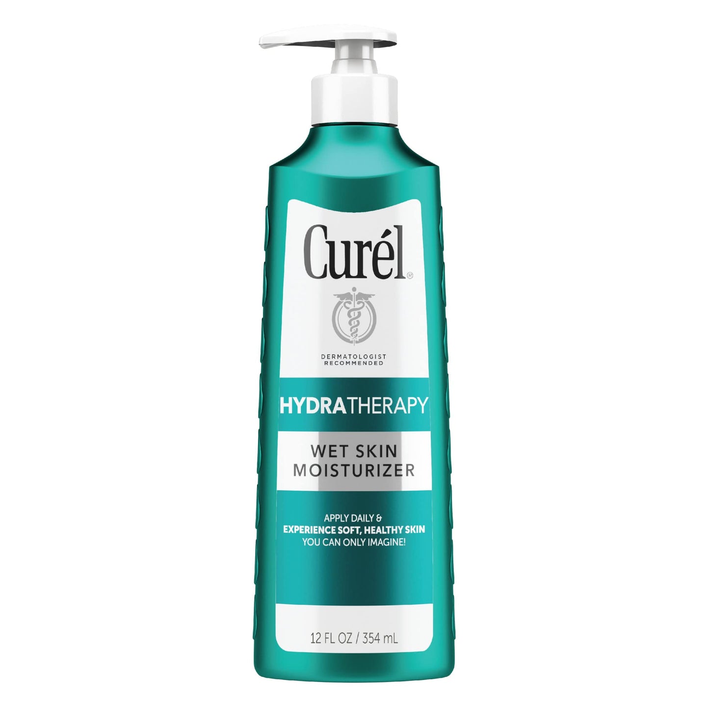 Curel Hydra Therapy In Shower Lotion, Wet Skin Moisturizer for Dry or Extra-dry Skin & Itch Defense Calming Daily Cleanser, Body Wash, Soap-free Formula
