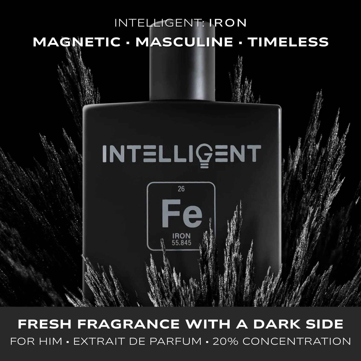Intelligent Iron Eau de Parfum | Cologne for Men | | Magnetic, Masculine, and Timeless | 3.4 Fl Oz (100 mL)