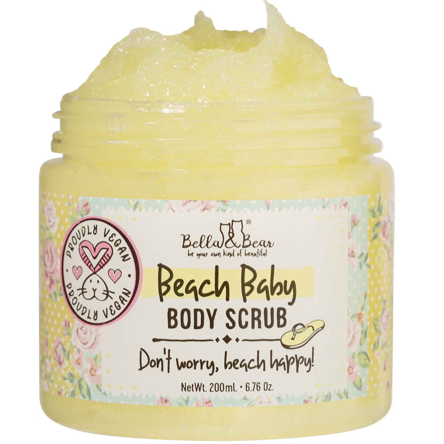 Beach Baby Body Scrub, Whipped Bath Soap & Shave Cream and Shea Body Butter Bundle