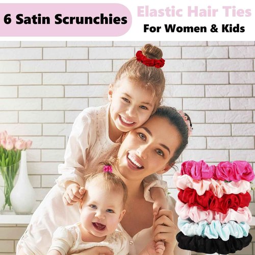 Long Kids Bonnets for Girls,Silk Bonnet for Kid Sleeping,Sleep Cap for Braids Long Hair Curly Hair Rose Gold