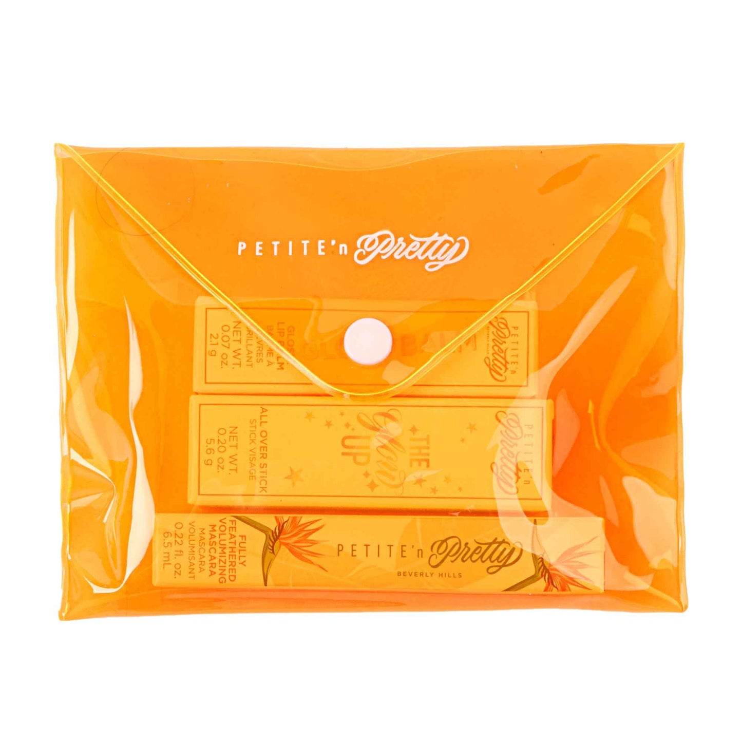 Petite 'n Pretty Makeup Set for Kids (Go for the Bronze) - Makeup for Tweens & Teens - Feathered Volumizing Mascara, Multi Stick for Eyes & Cheeks, Lip Balm, Made in the USA