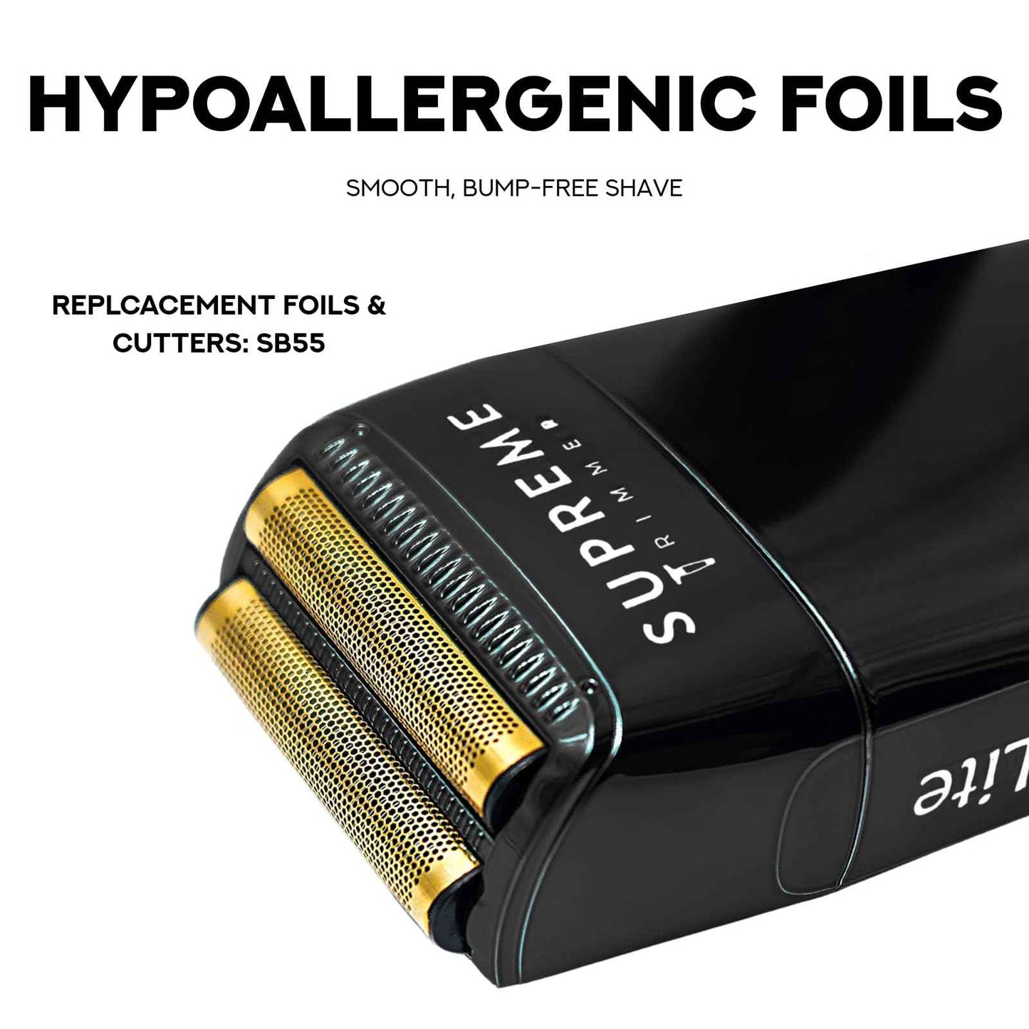 Supreme Trimmer Crunch Lite STF600 | Professional Double Foil Shaver for Men | Cordless & Corded, 60 Min Runtime, Hidden LED Display | Barber Face & Head Finishing Razor