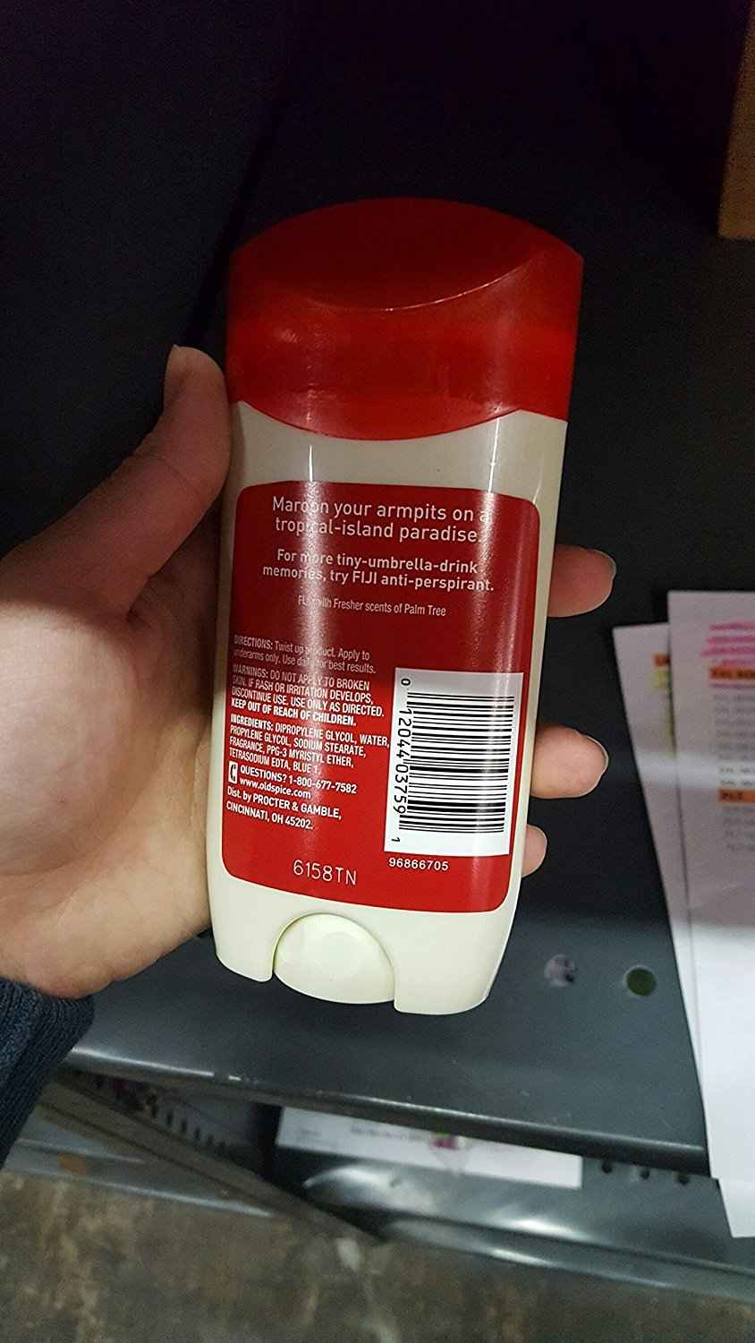 Old Spice Fresh Collection Fiji Scent Men's Deodorant 3 Oz, Pack of 3