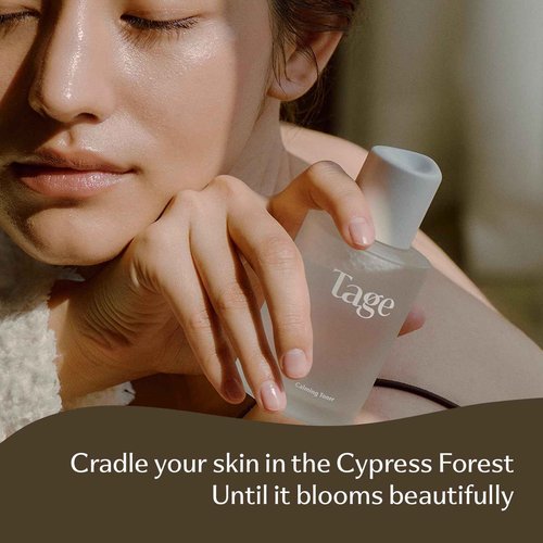 Tage Calming Toner, Soothe Sensitive and Irritated Skin,Korean Skin Care, Cypress Water, Vegan, Not Tested on Animals, (3.38fl.oz /100ml)
