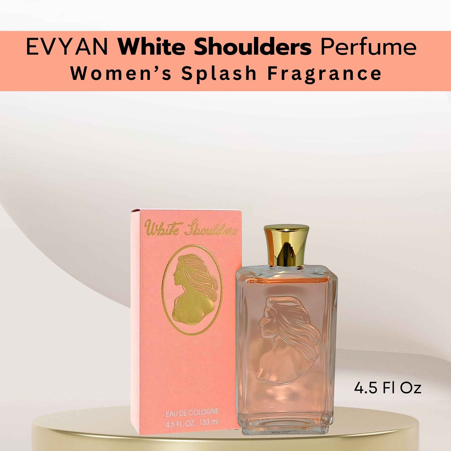 White Shoulders By Evyan For Women. Eau De Cologne 4.5 oz