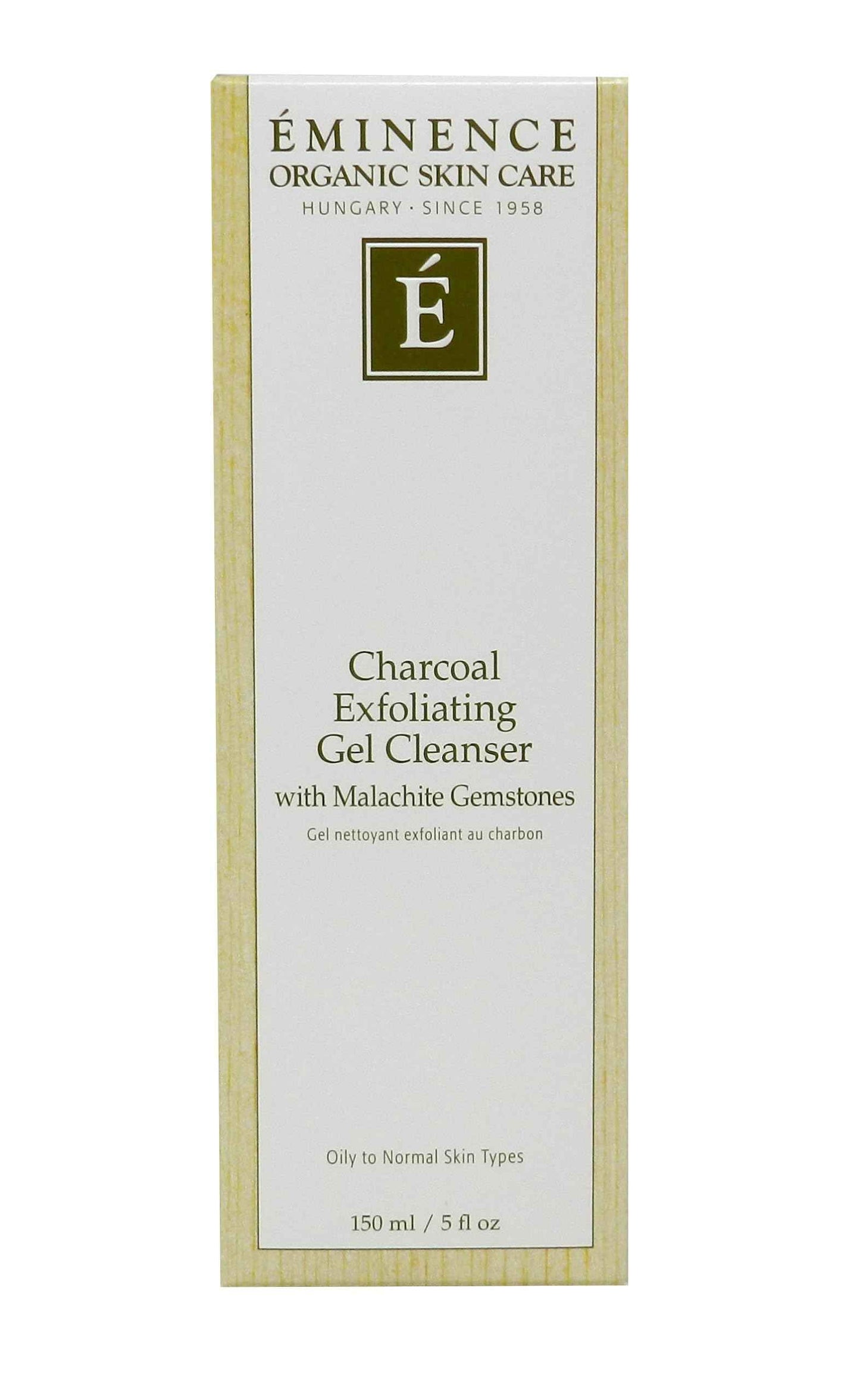 ÉMINENCE Charcoal Exfoliating Gel Cleanser, Unscented, 5 Oz