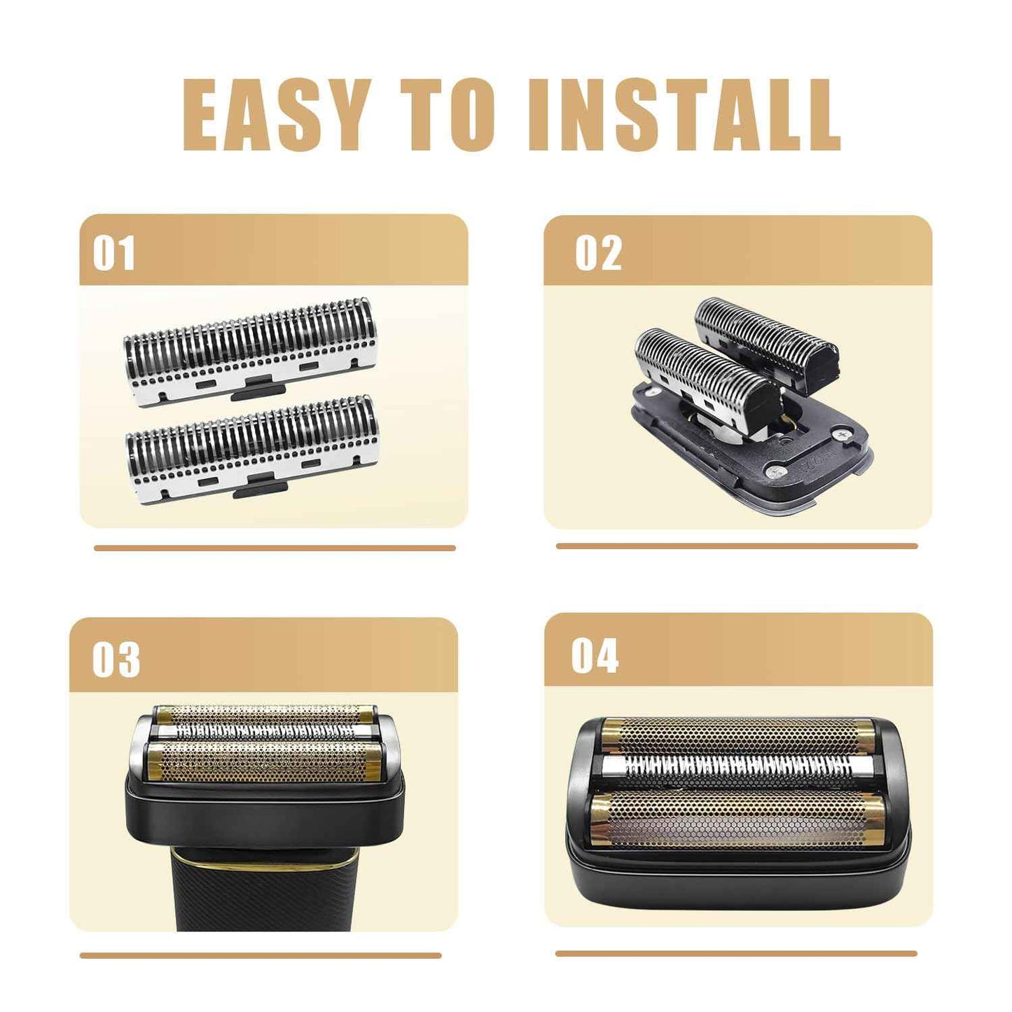 For Andis Foil Shaver Replacement Head for Model 17300 reSURGE Electric Shaver Replacemen Blades