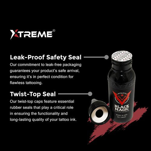 Xtreme Tattoo Ink, Versatile Medium Viscosity for Precision Tattooing, Rich Hue, Quick Healing, Acrylic-Free, Water Based, Highest Safety Standards - Ready-to-Use Tattoo Ink (Lavender, 2 oz)