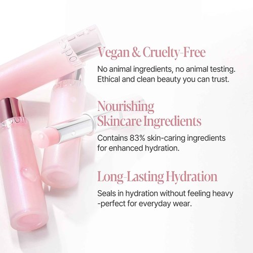 Espoir Bare Glow Lip Balm #5 Pinch Rose | Natural Sheer Color Moisturizing Lipstick, Comfortable Finish, Nourishing & Long-lasting Hydration, Cruelty-Free, Korean Makeup, 0.1 oz.