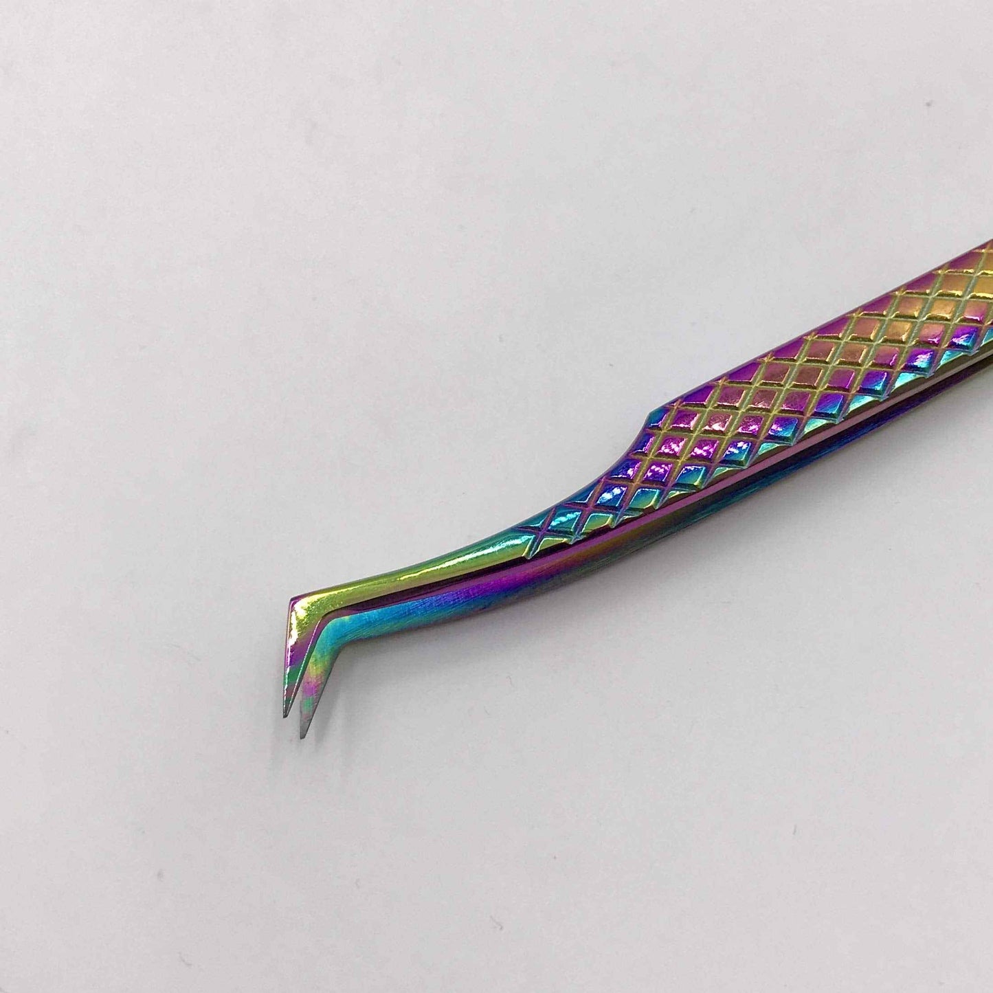 Tool Alement Japan Stainless Steel Plasma Coating 12cm Axe Tips Eyelash Tweezer R-JP11-4002