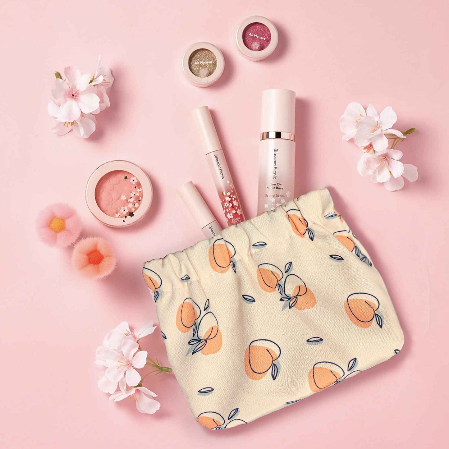 Vcekract Mini Makeup Bag for Purse - 4 PCS Cosmetic Bags for Women, Waterproof Travel Bag, Lipstick Organizer