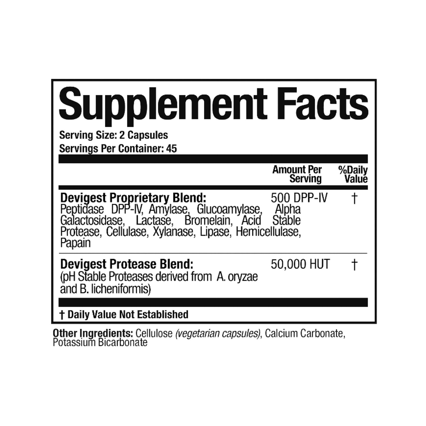 Arthur Andrew Medical - Devigest ADS, Advanced Digestive Support, Relief for Lactose Intolerance and Casein Sensitivities, Vegan, Non-GMO, 90 Capsules