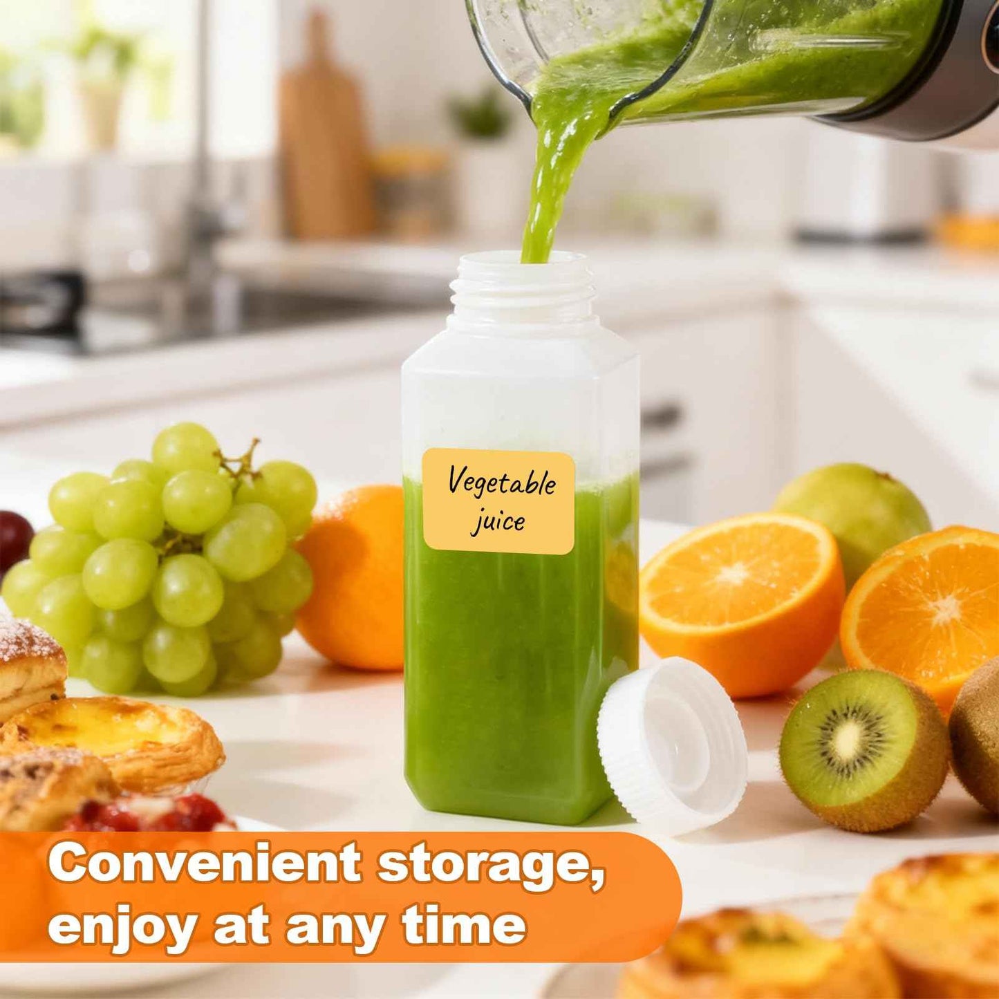 UMETASS 4 Pack 8oz Plastic Travel Bottles with Lids - Small Leak-Proof Containers for Liquid, Water, Pill Storage, Clear Empty Squeeze Bottles with Caps, BPA-Free