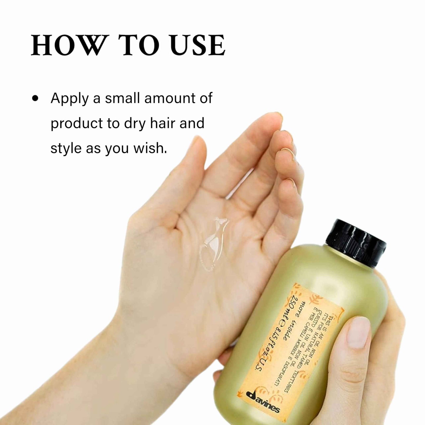 Davines This is an Oil Non Oil, For Natural Look with Hydrated Texture, Smooth Frizz Without Residue, 8.45 Fl. Oz.