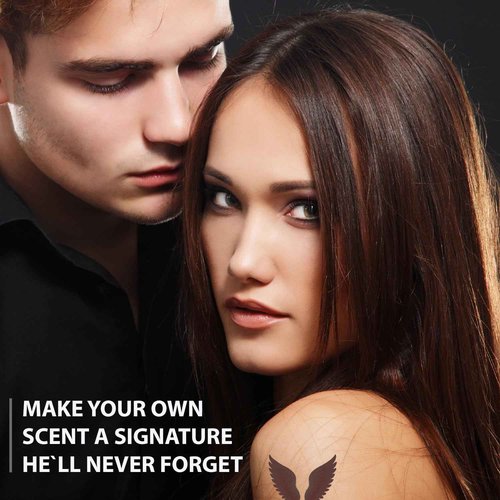 ALFAMARKER Perfumes for Women with Pheromones Instinct 10ml. Travel Perfume Oil for Woman. Pheromone Infused Long Lasting Fragrance for Her. Fresh Floral Fruity Scent.