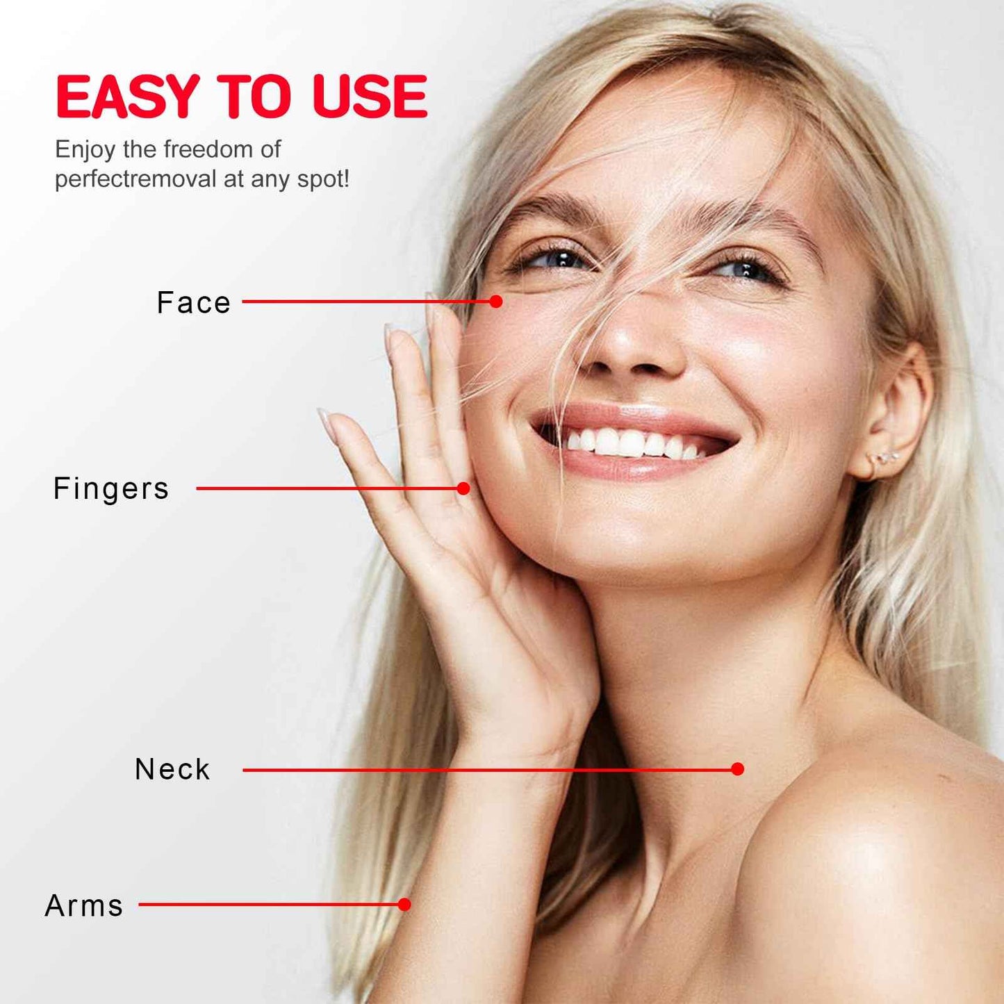 Facial Hair Remover for Women, Face Shaver for Women, Lady Face Electric Razor for Lip, Chin, Peach Fuzz, 2 Replacement Heads and USB Rechargeable