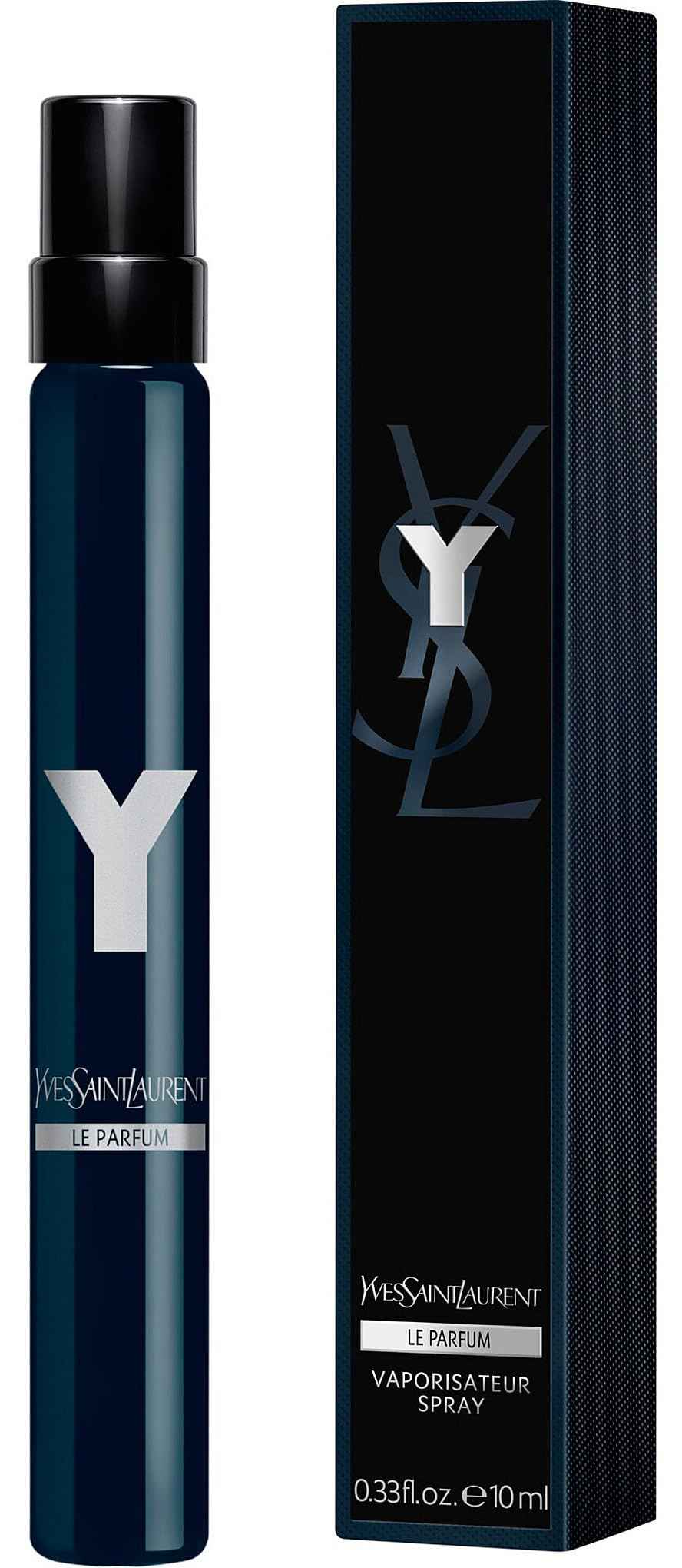 Yves Saint Laurent Y LE PARFUM Spray with Cedarwood & Lavender for Men, 0.33 oz/10 ml Travel Spray