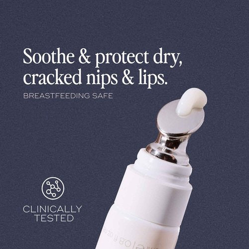 Luna Daily Nursing Balm for Cracked Nipples & Dry Lips, Fragrance-Free & Vegan | Safe for Breastfeeding & Baby | Soothing Shea Butter & Vitamin E | Natural Postpartum Moisturizer & Lip Care, 25ml