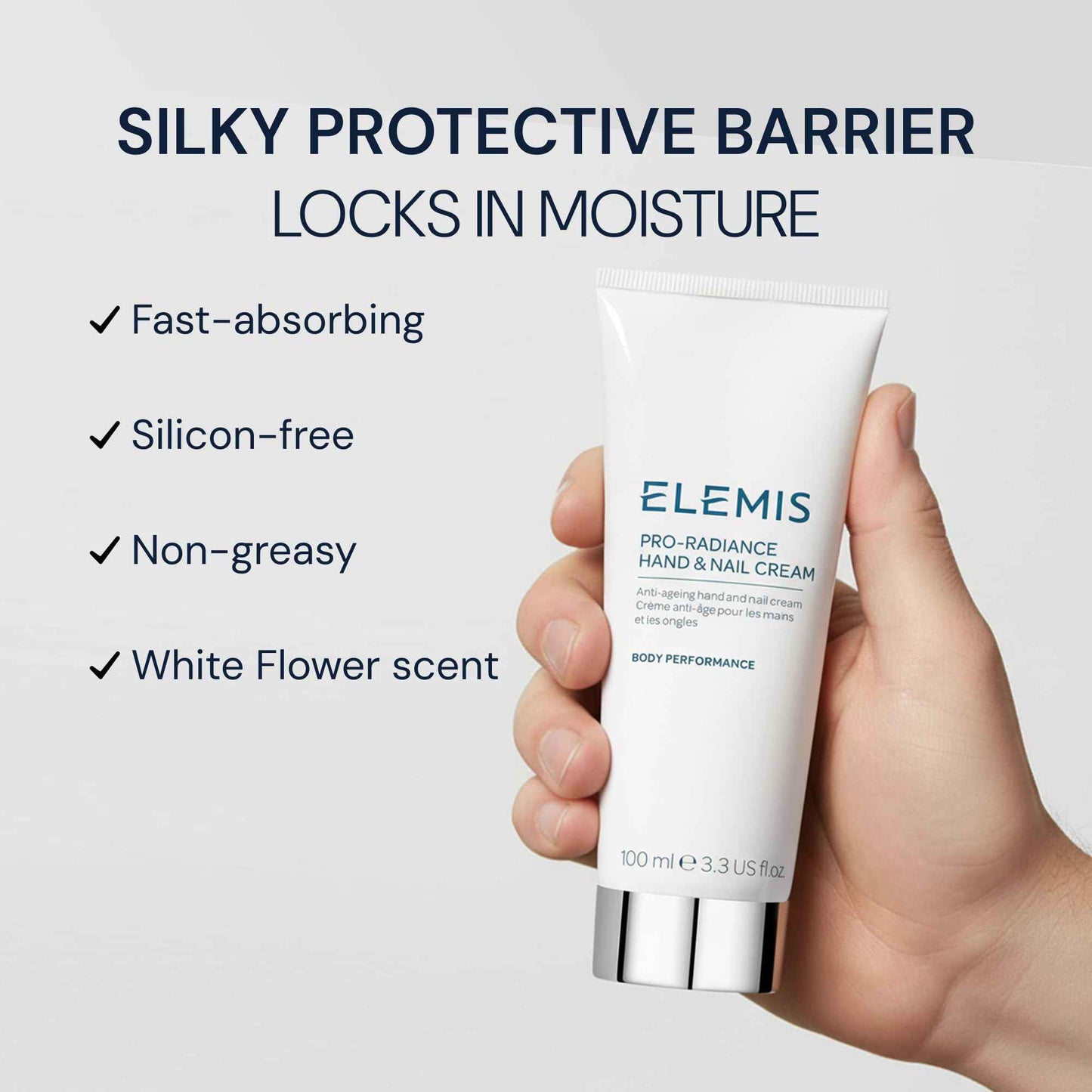 ELEMIS Pro-Radiance Anti-Aging Hand and Nail Cream, 3.3 Fl Oz