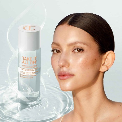 Charlotte Tilbury Take It All Off Makeup Remover - Bi-Phase Cleansing Oil Makeup Remover Enriched with Soothing Camomile to Condition Lashes & Lips - Removes Waterproof Formulas (120ml)