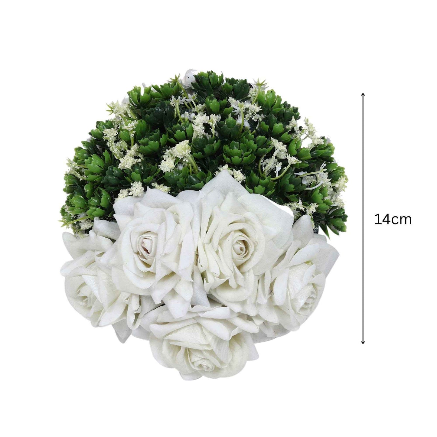 Blooming Artificial Flowers Hair Buns for Wedding, Party, and Other Occassions