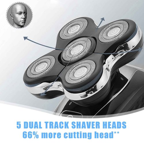 2Pack Shaver Replacement Head Compatible with Remington Balder Pro Head Shaver ModelSPR-XR7000,with 2 Sweeping Brush