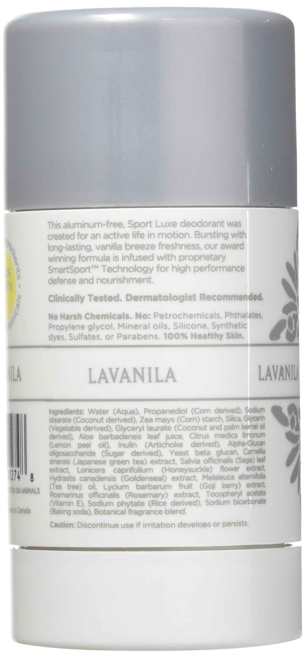 LaVanila - Sport Luxe Healthy Deodorant - 2.2 Oz/Vanilla Breeze (Pack of 2)