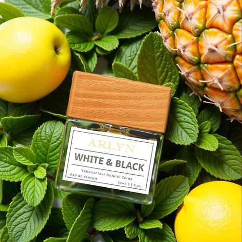 ARLYN White & Black Eau De Parfum Inspired by Ys .l's Y, Perfume for Men, Luxury Fragrance - Vegan, Cruelty-Free, and Eco-Conscious (1.7oz / 50ml)