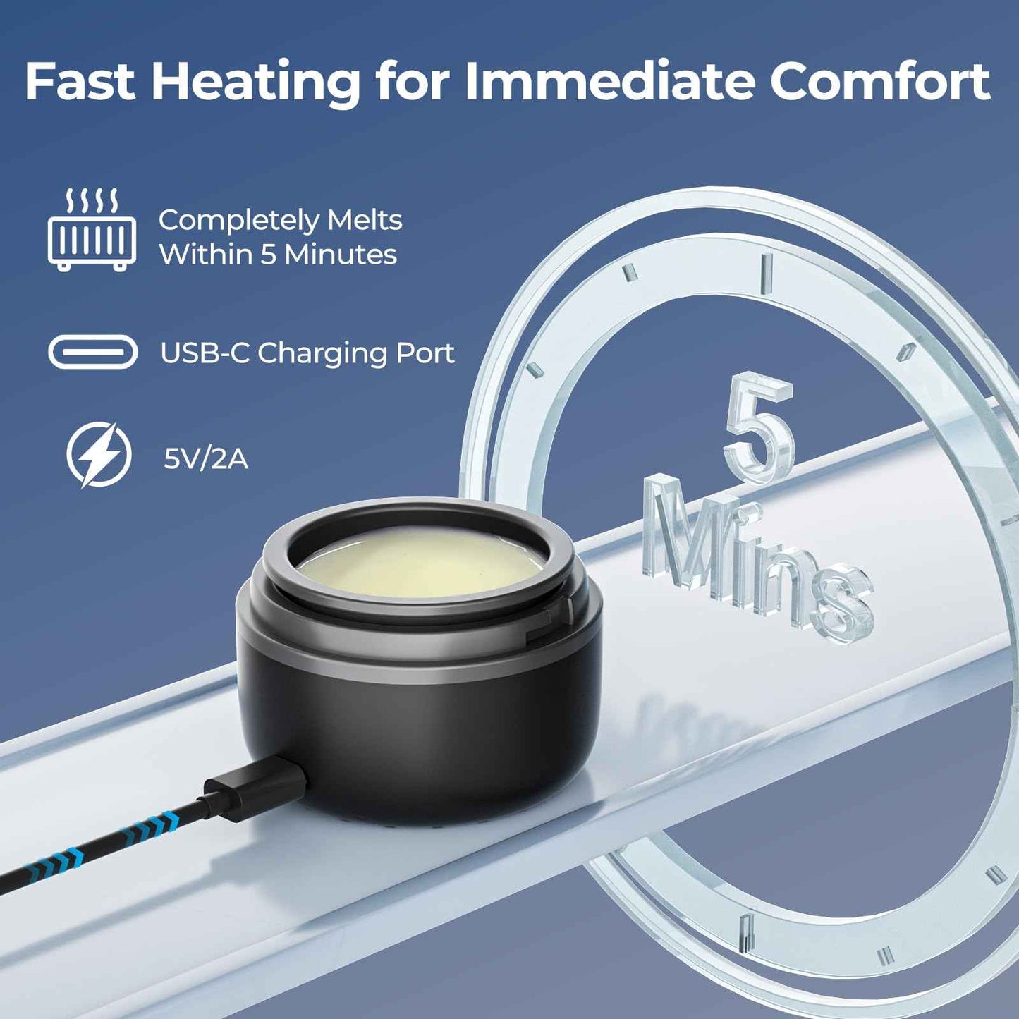 SUERBEATY Nose Wax Kit Men, Nose Hair Wax Kit with 100 g Nose Wax, Use 20 Times, Nose and Ear Hair Removal Kit For Men, USB Fast Heat, Constant Temperature, Multi-Accessories, Travel Use, Light Black