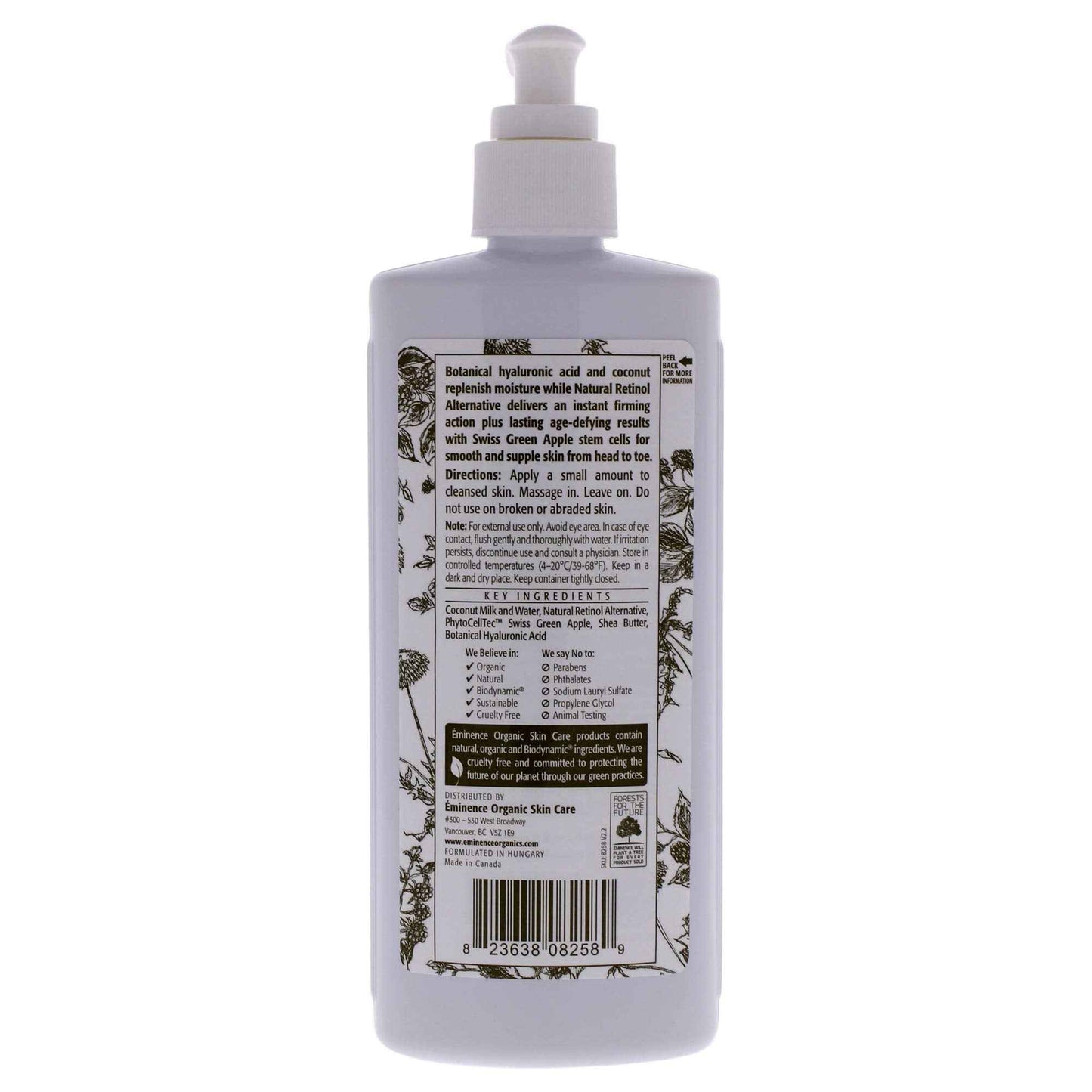 Eminence Organics Coconut Firming Body Lotion, 8.4 Fl Oz