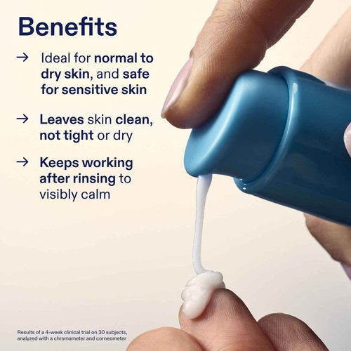 Skinfix Foaming Oil Cleanser for Face - 6 oz - Rich Gel-to-Foam Formula to Hydrate & Soothe Dry, Sensitive Skin - Fragrance Free, Vegan, Cruelty Free