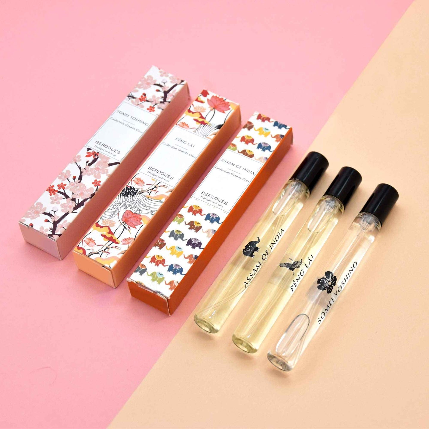 Berdoues Grands Crus Eau de Parfum Collection - Small | Fresh Long Lasting Scent Made in France | Luxury Unisex Perfume with Premium Quality Ingredients, 0.34 fl. (Grands Crus Trio Set)