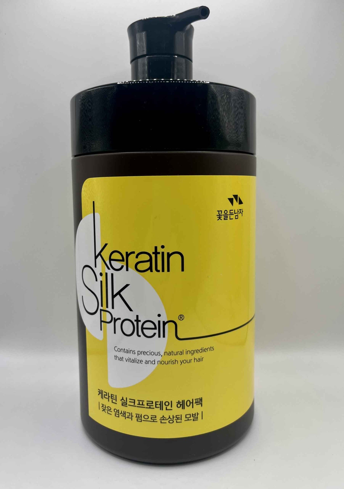 Man with Flowers Keratin Silkprotein Hair Pack 1000ml